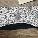 Calla Patterned winter Headband with Blue and Black Design Photo 0