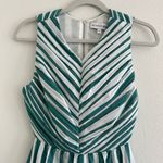 Hunter Bell  Kathleen Midi Dress Emerald Stripe Photo 3