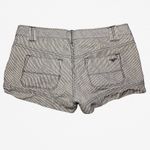 Roxy Size 5 Pinstripe  Y2K Style Mini Shorts Photo 2