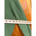 Lululemon Green Ribbed Mock Neck Sweater Size 4 Merino Wool Blend Photo 4