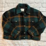 Aritzia  Wilfred Free Ganna Plaid Cropped wool blend Jacket XL Photo 0