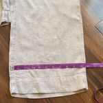 Cynthia Rowley  Linen Rayon Wide Leg Pull On Pants With Pockets Flax Color Photo 6
