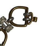 Rare One Of A Kind Horse Bit Modernist Multi Metal Bracelet Unisex Photo 7