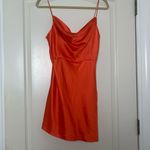 Retrofete Ariella Silk Cowl Neck Mini Dress in Red Size‎ M Size M Photo 1