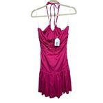 NWT Silka Hot Pink Fiorella Strapless Mini Dress Sz. S Pink Photo 7