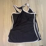 Nike  Black white Fitted Racerback Tank Top sleeveless shirt Photo 1