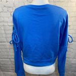 MOSSIMO Sweatshirt Shoulder Tie Blue Photo 2