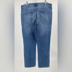 Sam Edelman  high rise slim straight leg jeans,‎ size 32, embroidery detail Photo 2
