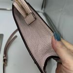DKNY ‎ Blush Pink Leather Studded Crossbody Bag Photo 6