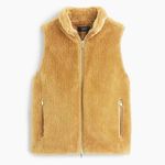 J.Crew ‎ Teddy Fleece Excursion Vest Sz M Full Zip Pockets Sleeveless Comfort Photo 14
