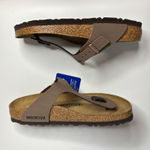 Birkenstock  Gizeh BS Thong Sandal in Mocha Birko-Flor (Narrow) Photo 8