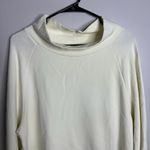 Varley Women's  Size Medium Cream Pullover‎ Cowl Neck Sweater Soft Athletic Photo 1