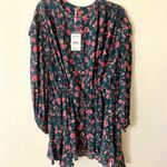 Free People  Flower Fields Emerald Combo Dress Photo 6