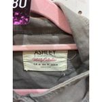 Ashley by 26 International Ashley Utility Collection Gray Military Style Jacket Women's Medium Utility Photo 3