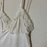 Vintage Lorraine cream satin slip dress with floral lace detail Size‎ Large Photo 3