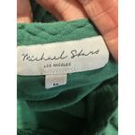 Michael Stars  Los Angeles Green V Neck Textured Sleeve T Shirt Top Womens Size M Photo 6