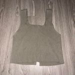 Active USA Sage Green Ribbed Tank Top Photo 2