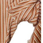 Big Bud Press Western Bell Bottom Pants Women’s Large Striped Retro Cotton Orange Photo 8