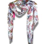 Betsey Johnson Floral Airy Chiffon Oversize Wrap Shawl NWT Photo 0