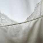 Vassarette VTG  Cream Lace Trim Slip Nightgown Sleepwear Ivory Satin 1809 Photo 5