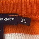 Ralph Lauren  SPORT orange with white stripes, cotton, ribbed sweater. Size XL. Photo 9