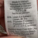 Madewell  Ivory and Orange Striped T Shirt- Size Medium Photo 3