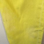 CAbi Womens Skinny Jeans Size 4 Citron Yellow Denim Stretch #5084 Photo 1