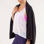 Lululemon Covers It All Dress Size S W8309S Black Charcoal Top Shrug Scarf Knit Photo 3