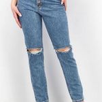 We Wore What  Denim Jeans High Rise Straight Distressed Casual Streetwear Revolve Photo 0