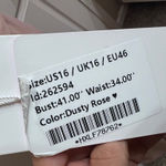 JJ's House JJ’S House pink dress size 16 Photo 5