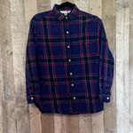 Old Navy Classic Flannel Button-Down Boyfriend Fit Shirt XS Casual Dressy EUC Photo 0