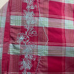 Bit and Bridle Women's Size L Pearl Snap Western Shirt Plaid Pink Embroidered Size L Photo 6