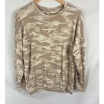 Athleta  Taupe Camo Studio To Street Sweatshirt Size Large Photo 1
