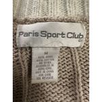 Vintage Paris Sport Club Cream V Neck Sweater Size Medium Photo 2