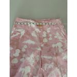 Anthropologie Jamie Tie Dye Trousers Pants Pink White Batik Floral Tailored 8 Photo 6