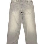 Simply Vera Relaxed Boyfriend Cropped Faded Gray Jeans Size 6 Photo 1