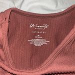 PacSun ribbed crop top in maroon or burgundy Photo 1