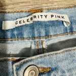 Celebrity Pink  Women Light Wash Distressed Denim Shorts Cutoff Frayed Hem 17/33 Photo 4