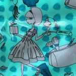 Makeup Bag Tote Aquamarine Blue Photo 1