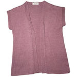 Vintage Y2K Women’s One Size Sweater Vest Pink Cottage‎ Grandmacore Knitted Photo 0