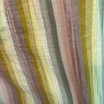 Madewell  Gauze Pastel Striped Summer Dress S 100% Cotton Photo 2