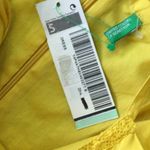 United Colors Of Benetton Benetton Yellow Sleeveless Cotton Summer Dress New S Photo 6