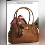 Coach  Hamptons Legacy Zip-Top Satchel 11547 Lavender Brass Turnlock 2007 Photo 11