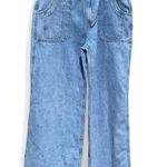 Molly Bracken  wide leg denim pants Photo 8
