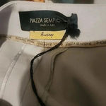 Piazza Sempione  AUDREY LILAC STRETCH WOOL TAPER LEG SIZE 48 Photo 4