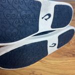 OluKai Pehuea Navy Slip On Sneakers Shoes Women Size 8.5 Leather Suede Blue Photo 6