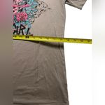 Atmosphere Vintage Y2K Baby Pink Bad Girl Skull & Roses Graphic Tee 2000’s sz 6 Photo 8