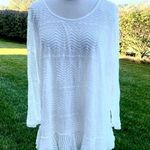 Krazy Kat  White Lace Baby Doll Tunic Photo 0