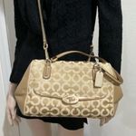 Coach  G1382-25638 Madison Op Art Sateen Madeline East/West Satchel Bag Photo 2