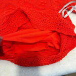 Boden Crochet Claudia Textured Knitted Dress 6R‎ Orange Size 6 Photo 8